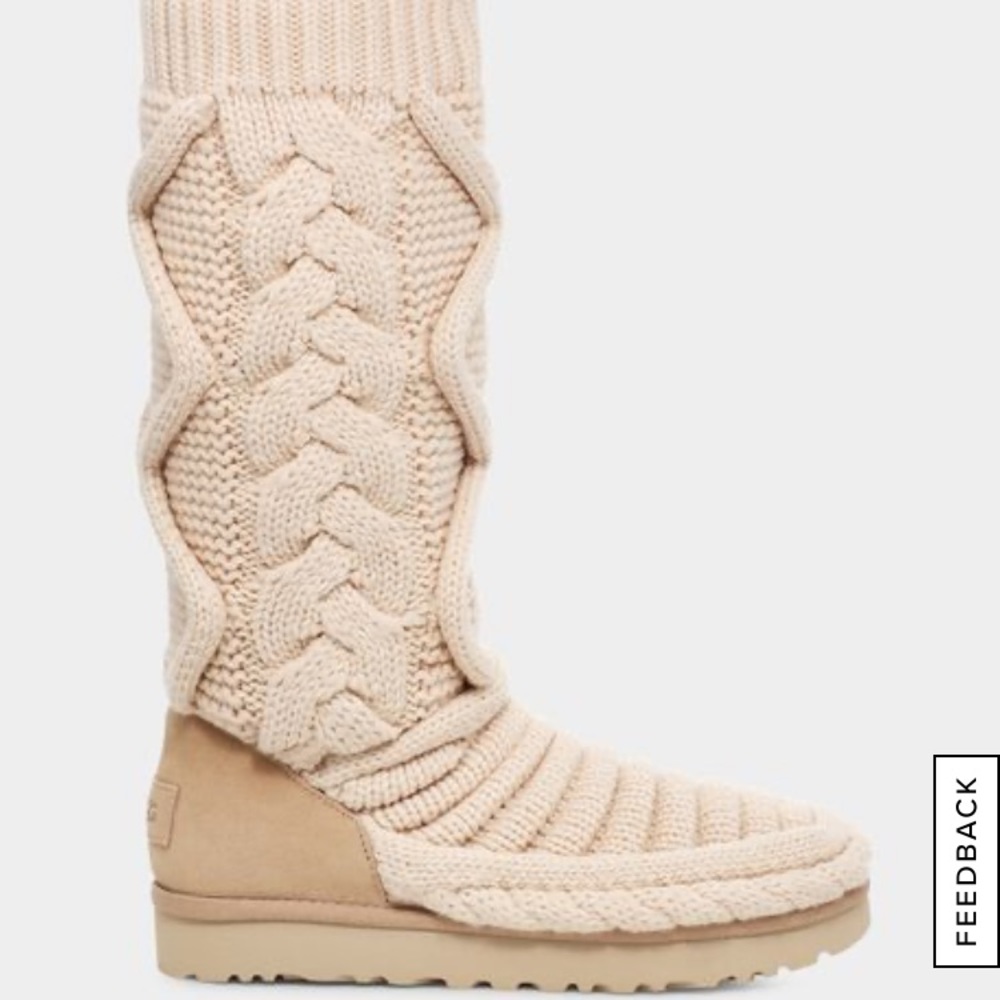 Ugg classic tall chunky knit boots